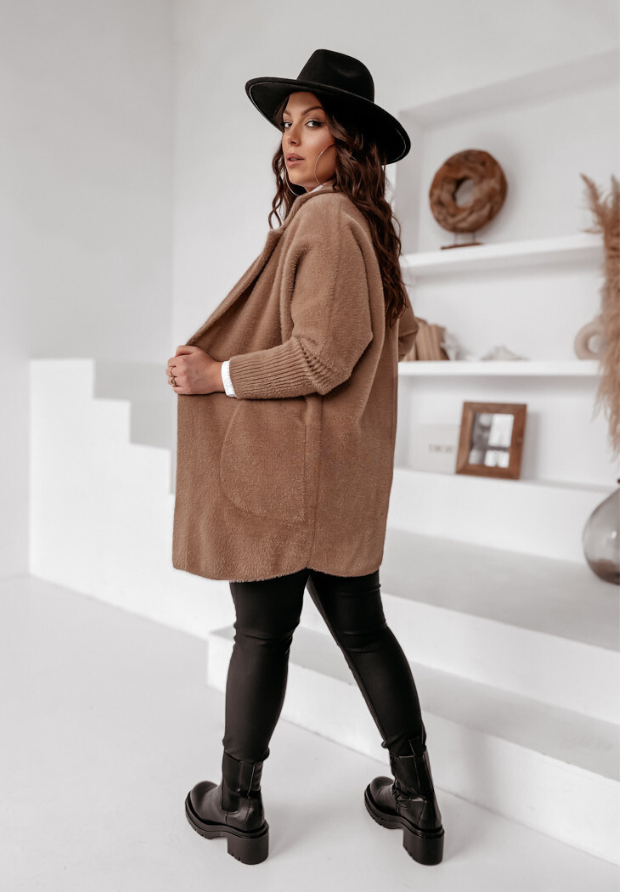 EVELINA - Cappotto oversize in alpaca