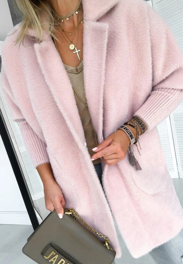 EVELINA - Cappotto oversize in alpaca