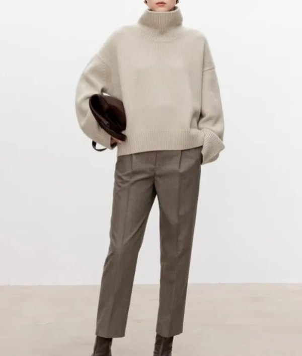 ELIANA - Maglione Largo con Collo Alto