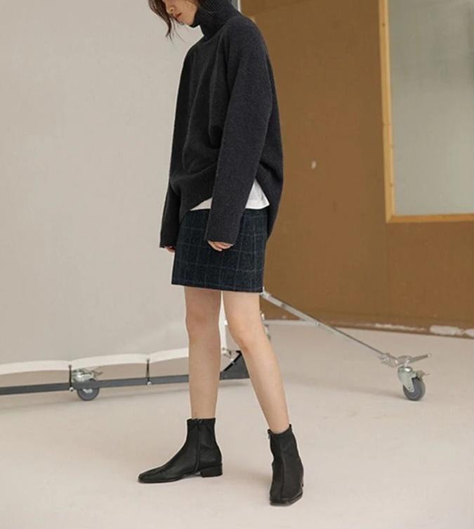 MIRA – Maglione con collo alto morbido