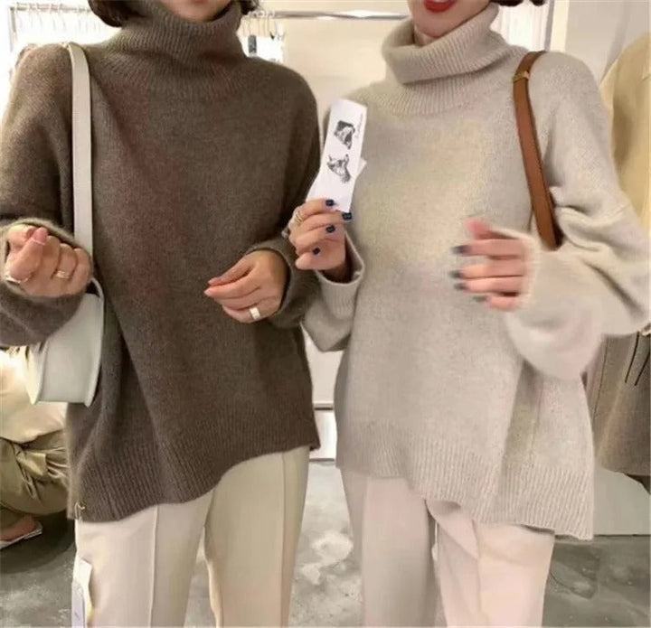 MIRA – Maglione con collo alto morbido