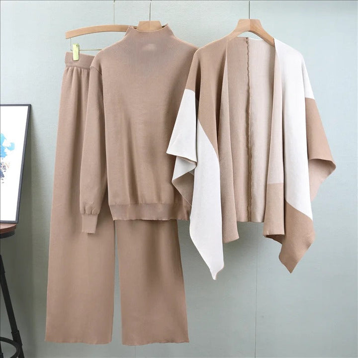 Ilaria - Completo di maglieria elegante in tre pezzi