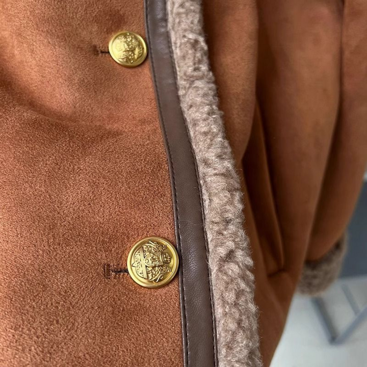 RACHELLE - Giacca Calda in Pelle Sintetica di Agnello