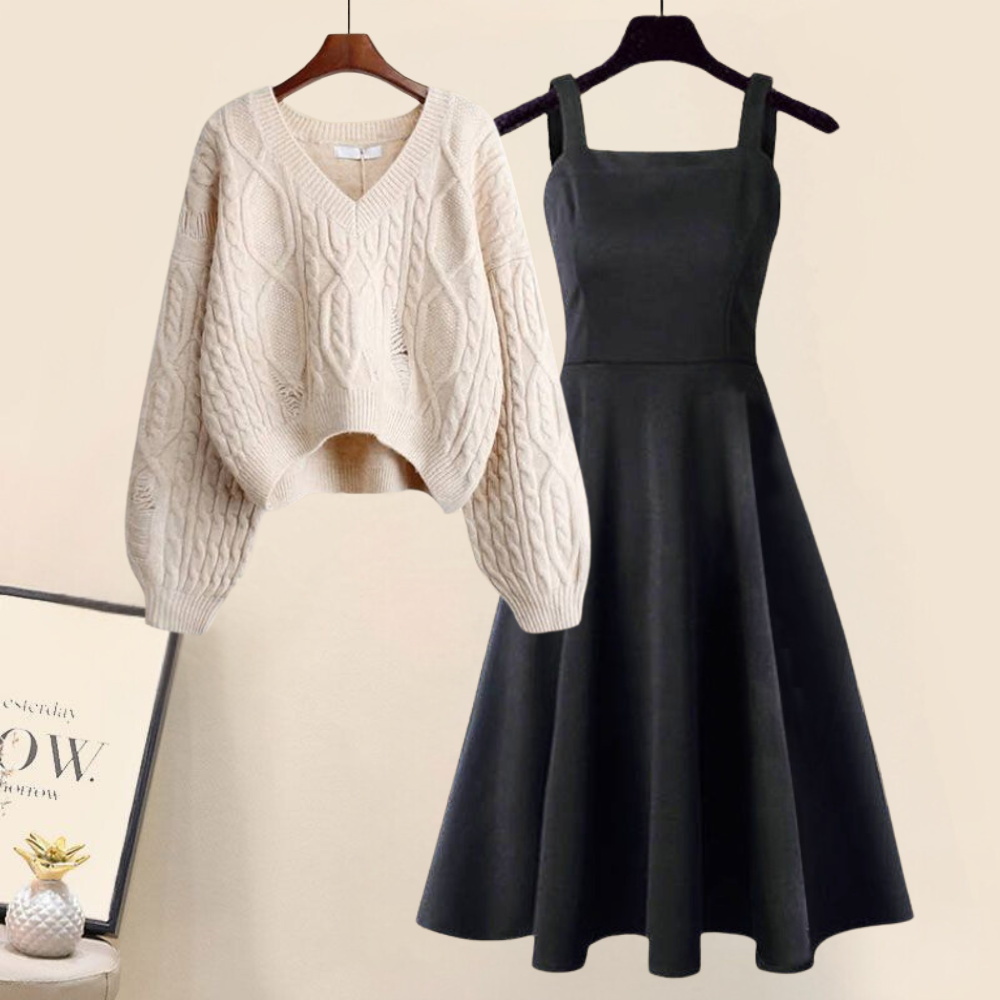 Valentina - Maglione elegante con gonna a coda di pesce