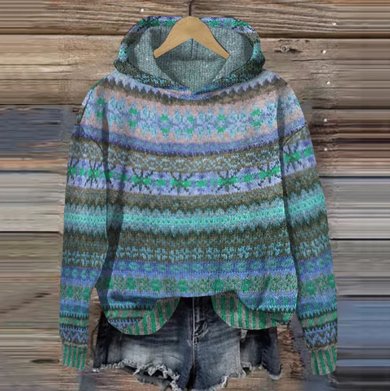 NOVA - Maglione con motivo floreale confortevole