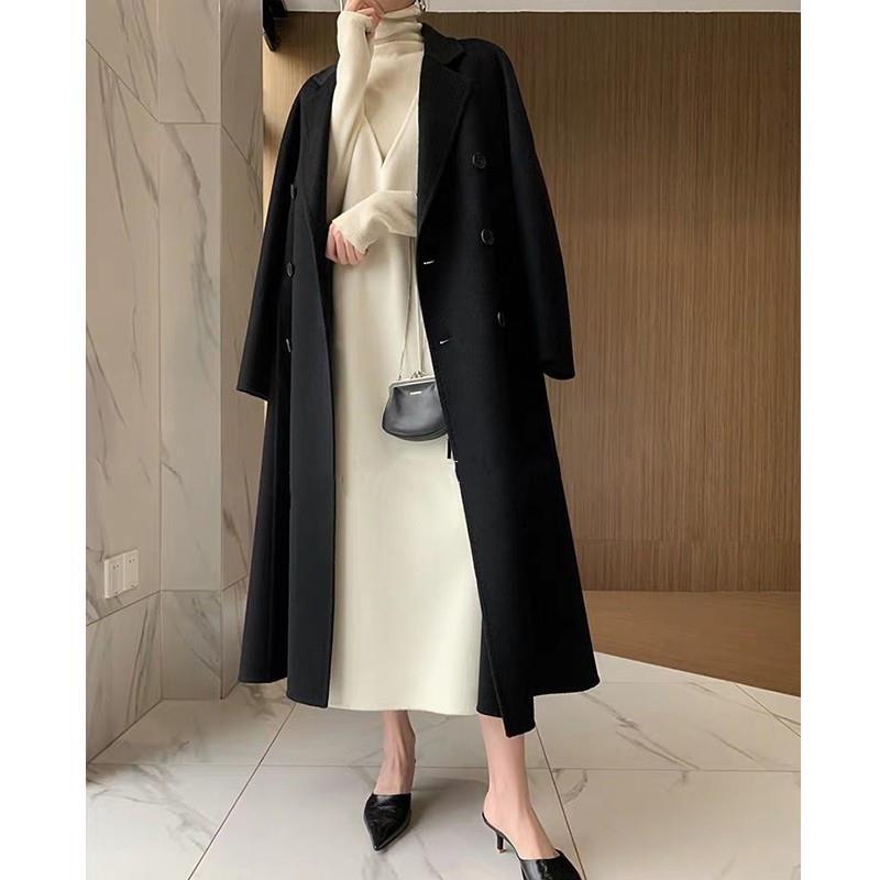 CATERINA – Elegante abito in maglia con gilet di lana