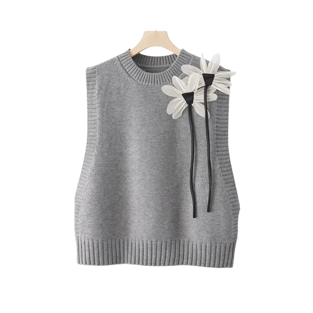 Carlotta - Elegante completo di maglieria in 3 pezzi