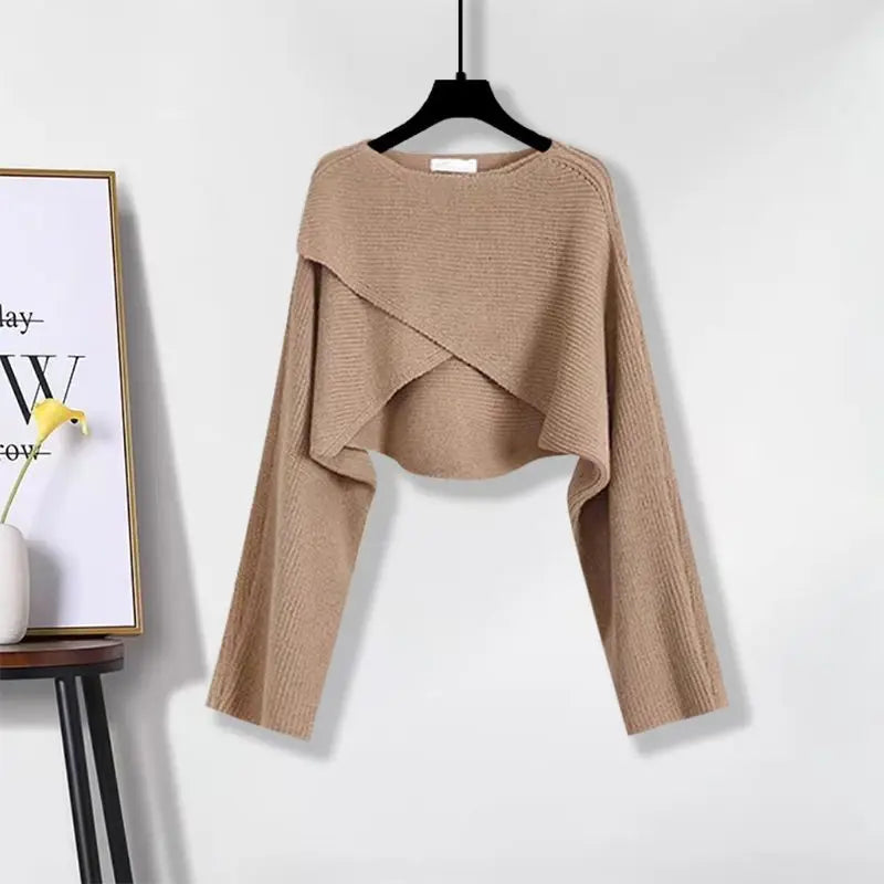 Silvia - Set Pullover e Gonna in Maglia Francese