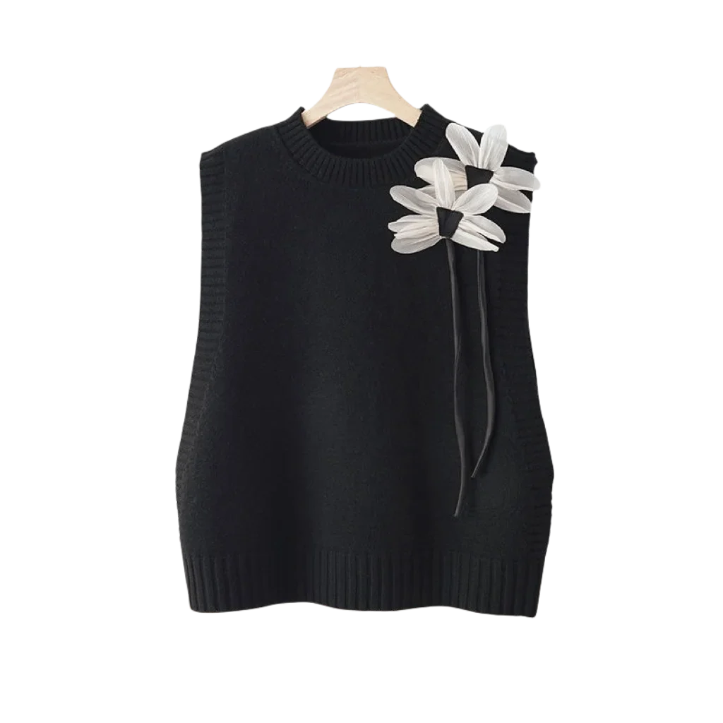 Carlotta - Elegante completo di maglieria in 3 pezzi