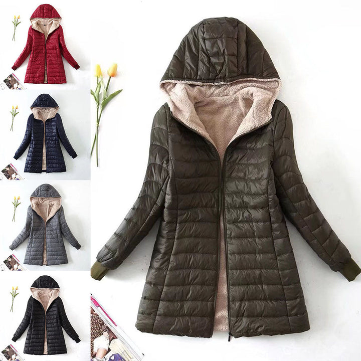 Violetta - Giacca a mezza lunghezza con cappuccio