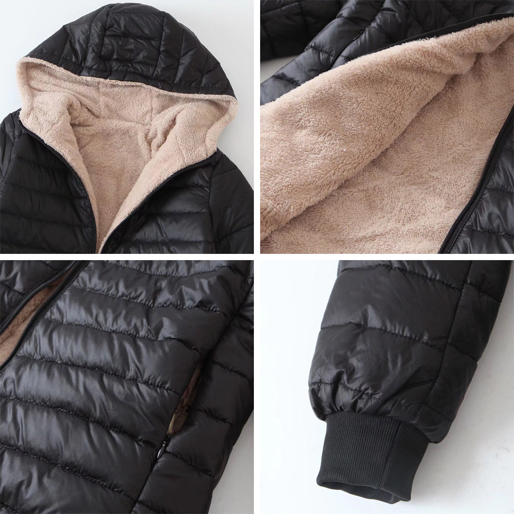 Violetta - Giacca a mezza lunghezza con cappuccio