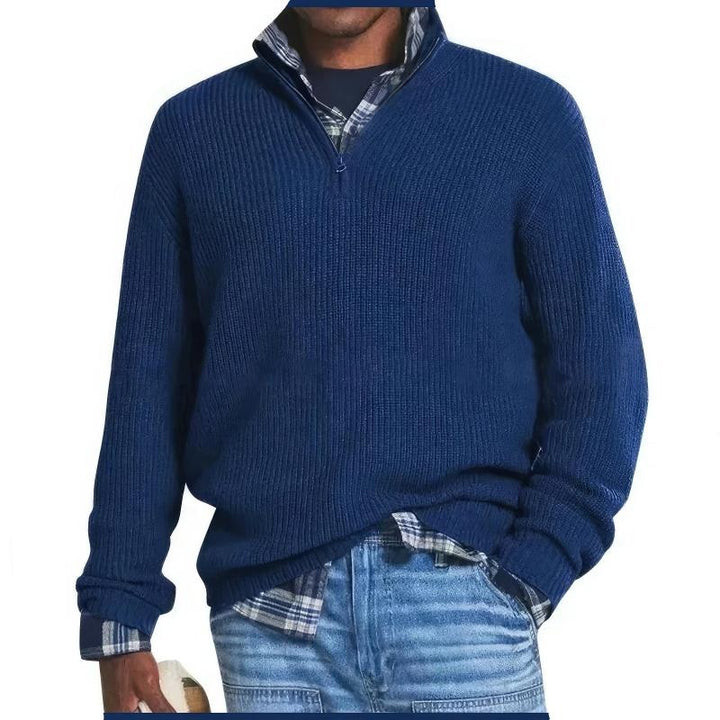 Remo - Maglione con Zip per Uomini