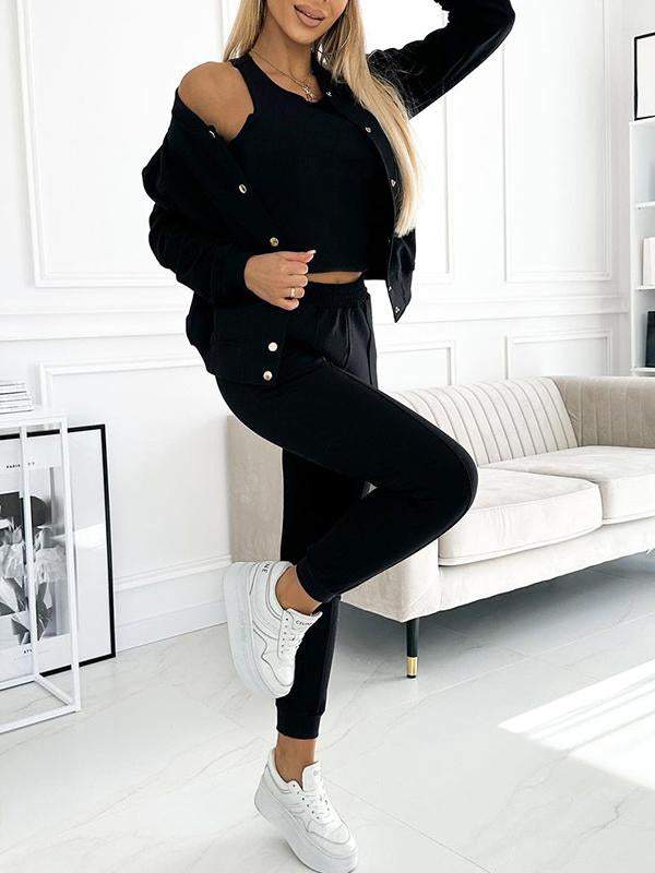 PIA - Completo sportivo a tre pezzi per donne