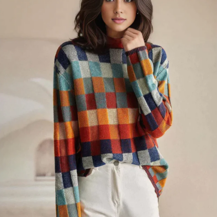 VALENTINA – Maglione Patchwork Esclusivo
