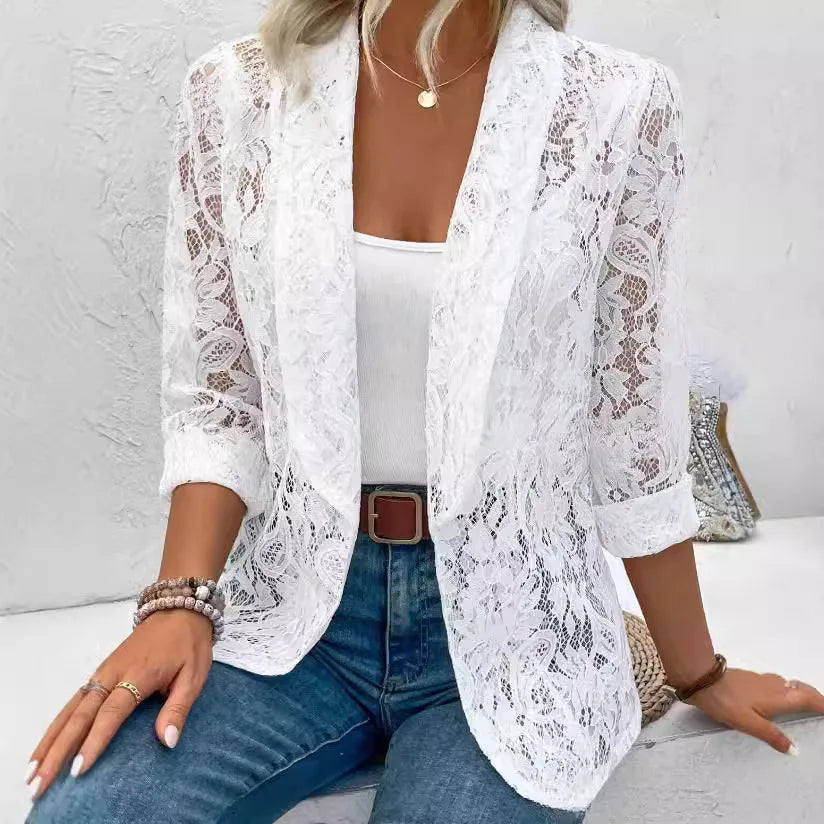 Zaira - Blazer in Pizzo Elegante
