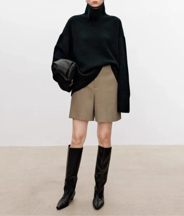 ELIANA - Maglione Largo con Collo Alto