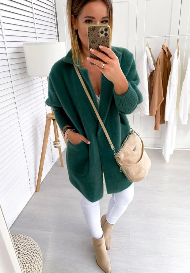 EVELINA - Cappotto oversize in alpaca