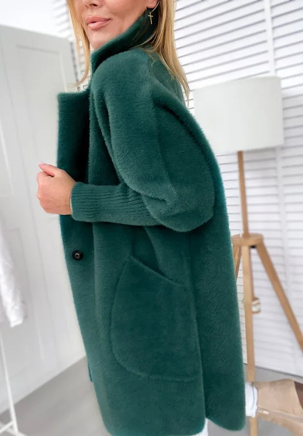 EVELINA - Cappotto oversize in alpaca