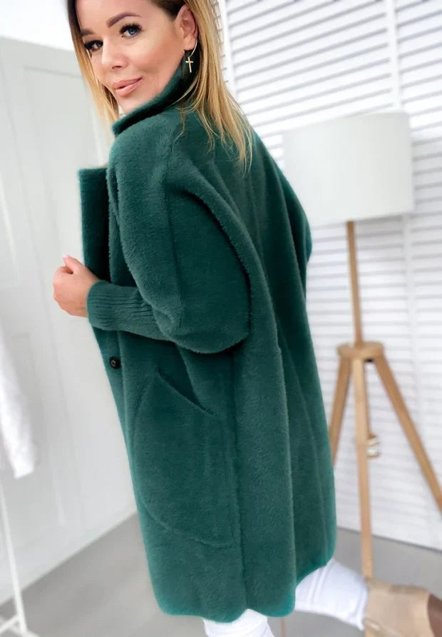 EVELINA - Cappotto oversize in alpaca