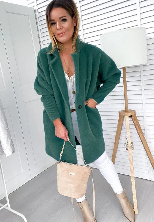 EVELINA - Cappotto oversize in alpaca