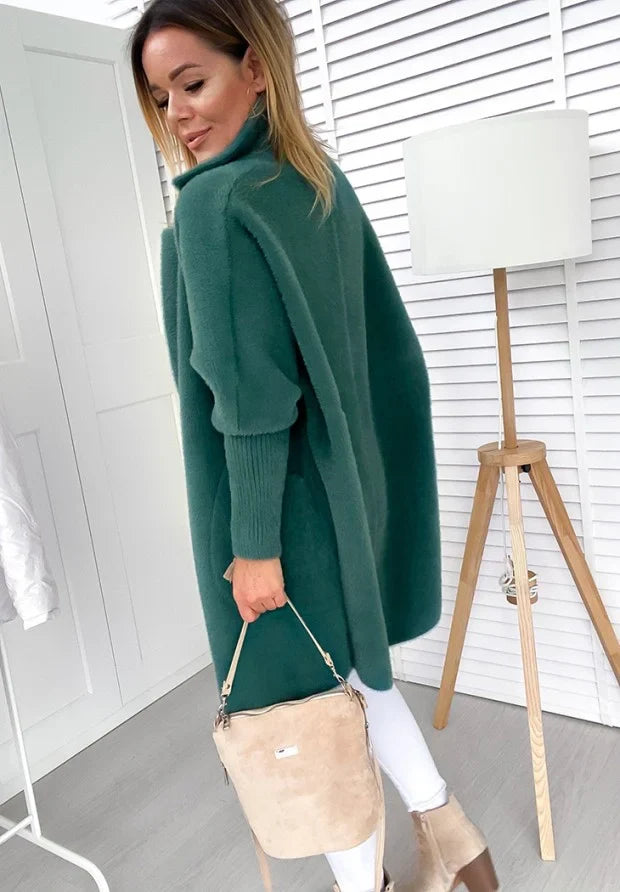 EVELINA - Cappotto oversize in alpaca