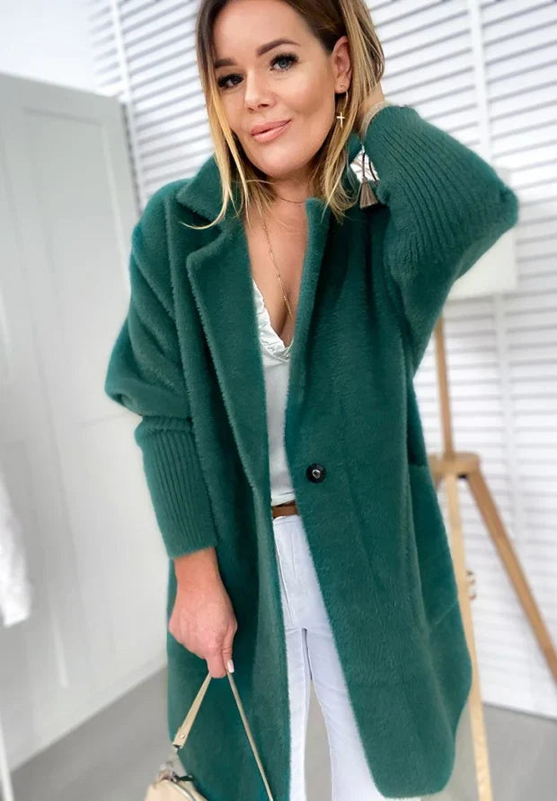 EVELINA - Cappotto oversize in alpaca