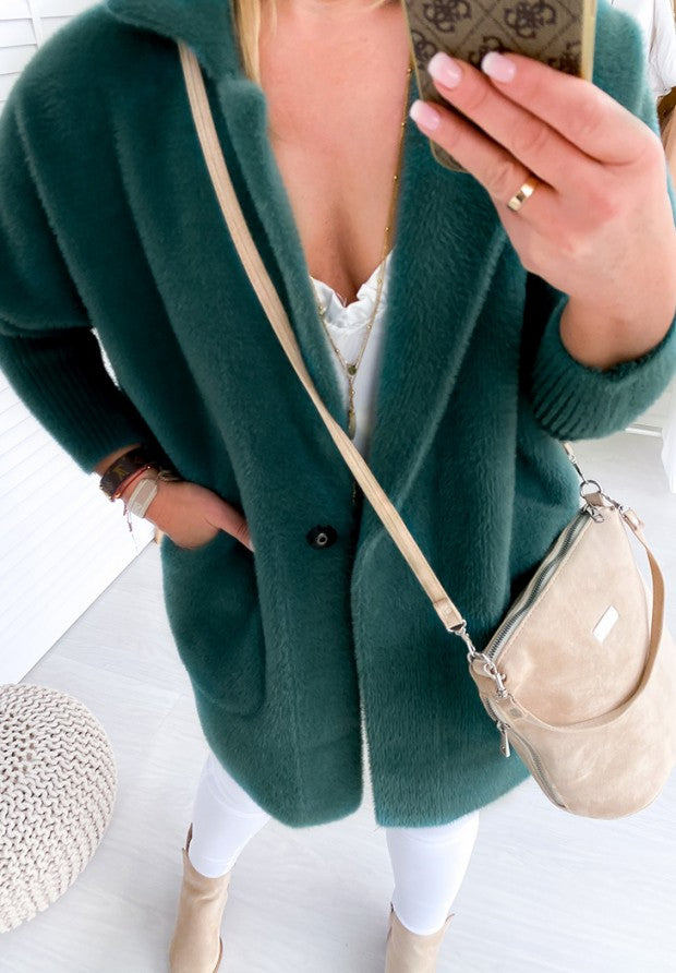 EVELINA - Cappotto oversize in alpaca