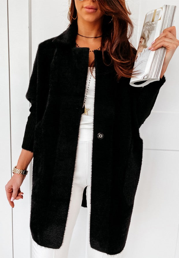 EVELINA - Cappotto oversize in alpaca