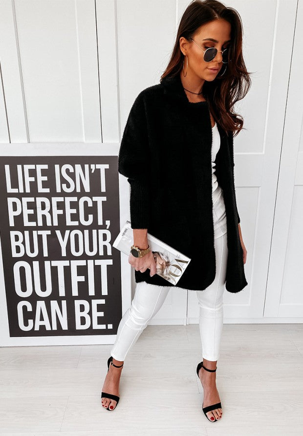 EVELINA - Cappotto oversize in alpaca