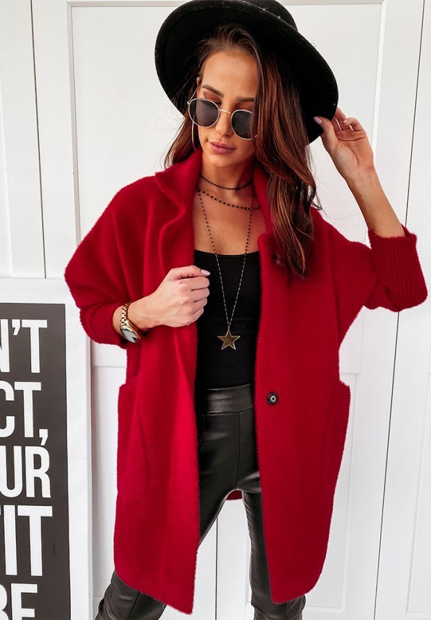 EVELINA - Cappotto oversize in alpaca