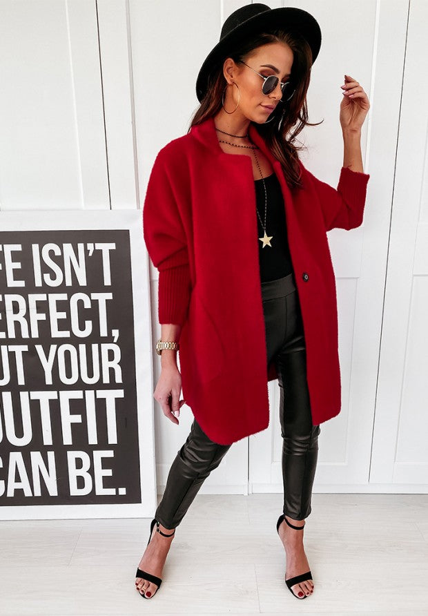 EVELINA - Cappotto oversize in alpaca