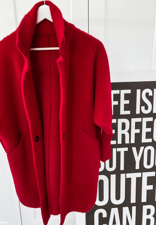 EVELINA - Cappotto oversize in alpaca